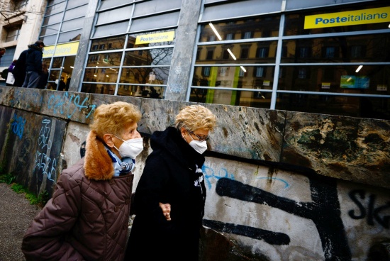 意大利新增確診93157例新冠病例