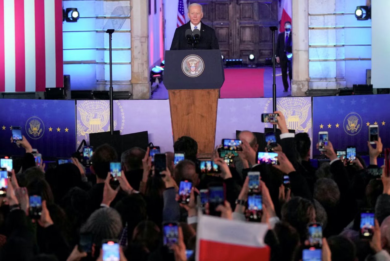 拜登說(shuō)他不呼吁俄羅斯改變政權(quán)