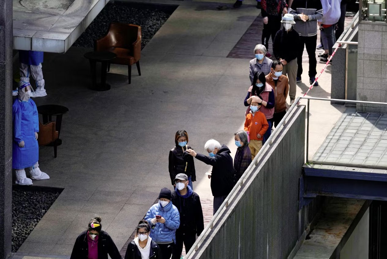 上海4月8日新增無癥狀病例22609例 有癥狀病例1015例