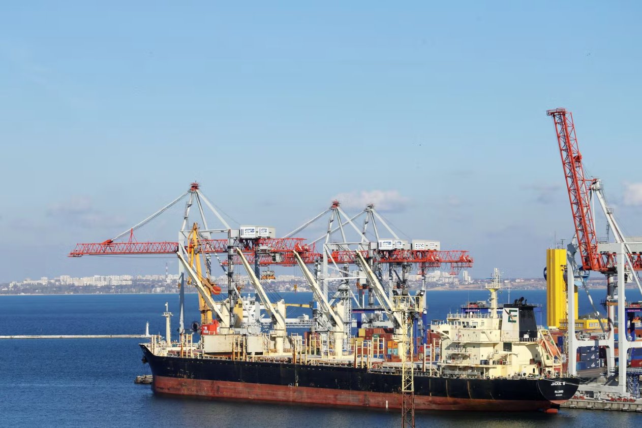 烏克蘭稱封鎖黑海港口的船只上的谷物可能會變質(zhì)