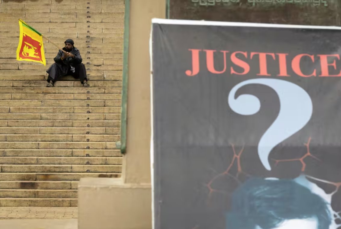 斯里蘭卡軍隊(duì)突襲反政府抗議營(yíng)地