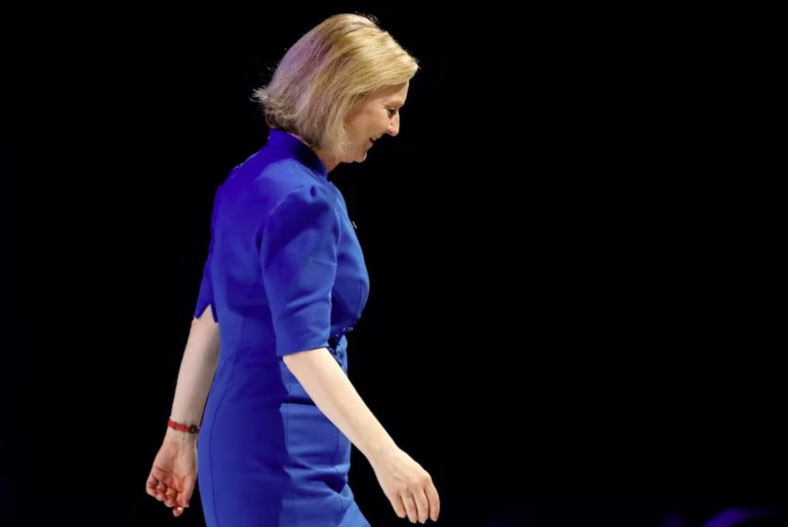 英國(guó)的 Liz Truss 領(lǐng)先 Sunak34點(diǎn)