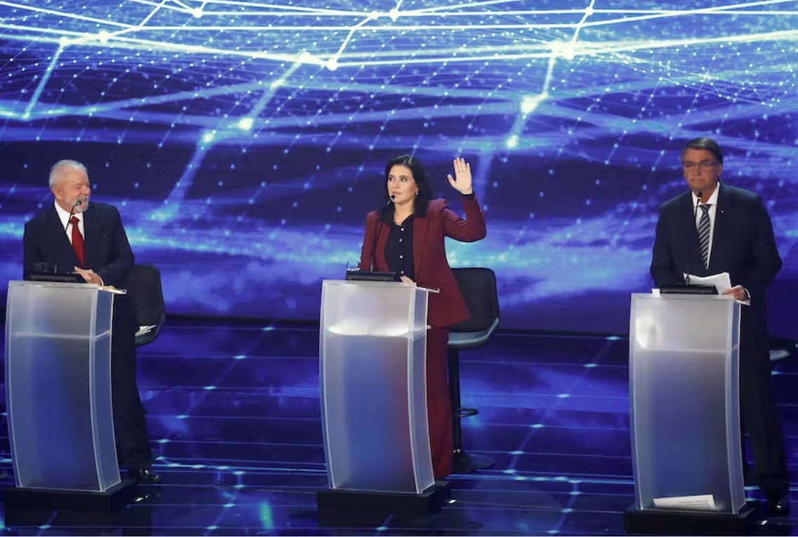 博爾索納羅和盧拉在巴西總統(tǒng)辯論中對(duì)峙