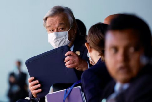 聯(lián)合國秘書長古特雷斯在COP27上自嘲“錯(cuò)誤的演講”