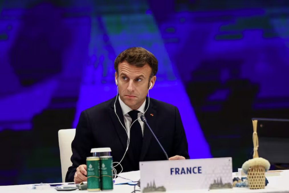 法國總統(tǒng)馬克龍指責(zé)俄羅斯在非洲具有&ldquo;掠奪性&rdquo;影響力