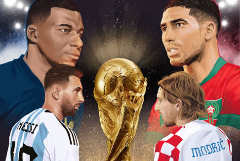 世界杯4強(qiáng)出爐!半決賽對陣表來了