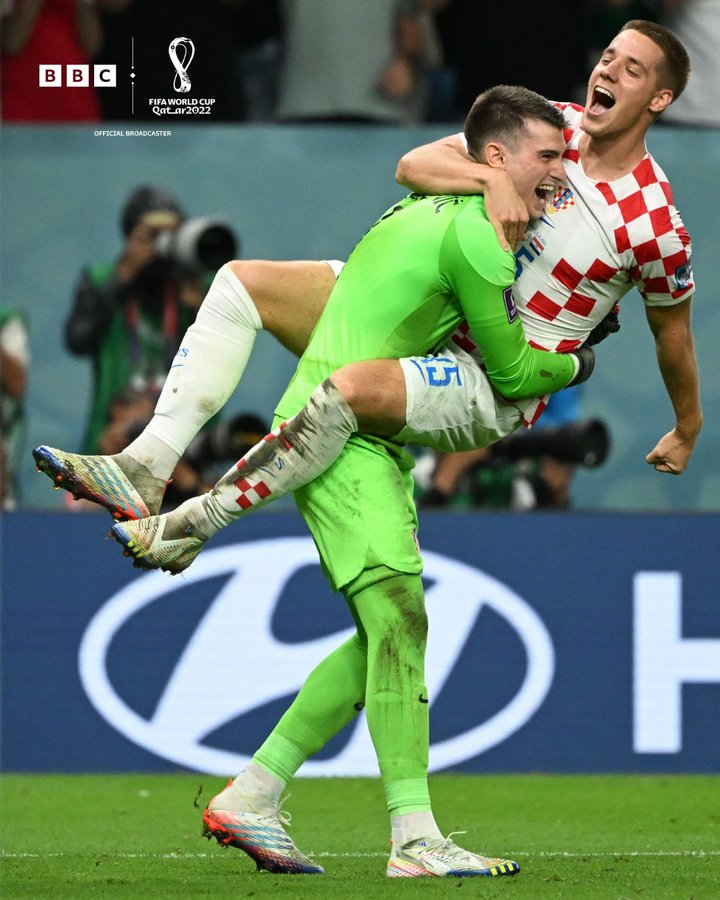 克羅地亞隊門將利瓦科維奇撲出3個點球
