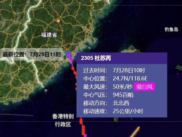 臺風(fēng)杜蘇芮登陸福建晉江沿海