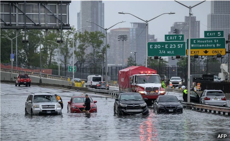 為什么紐約市經(jīng)常被洪水淹沒