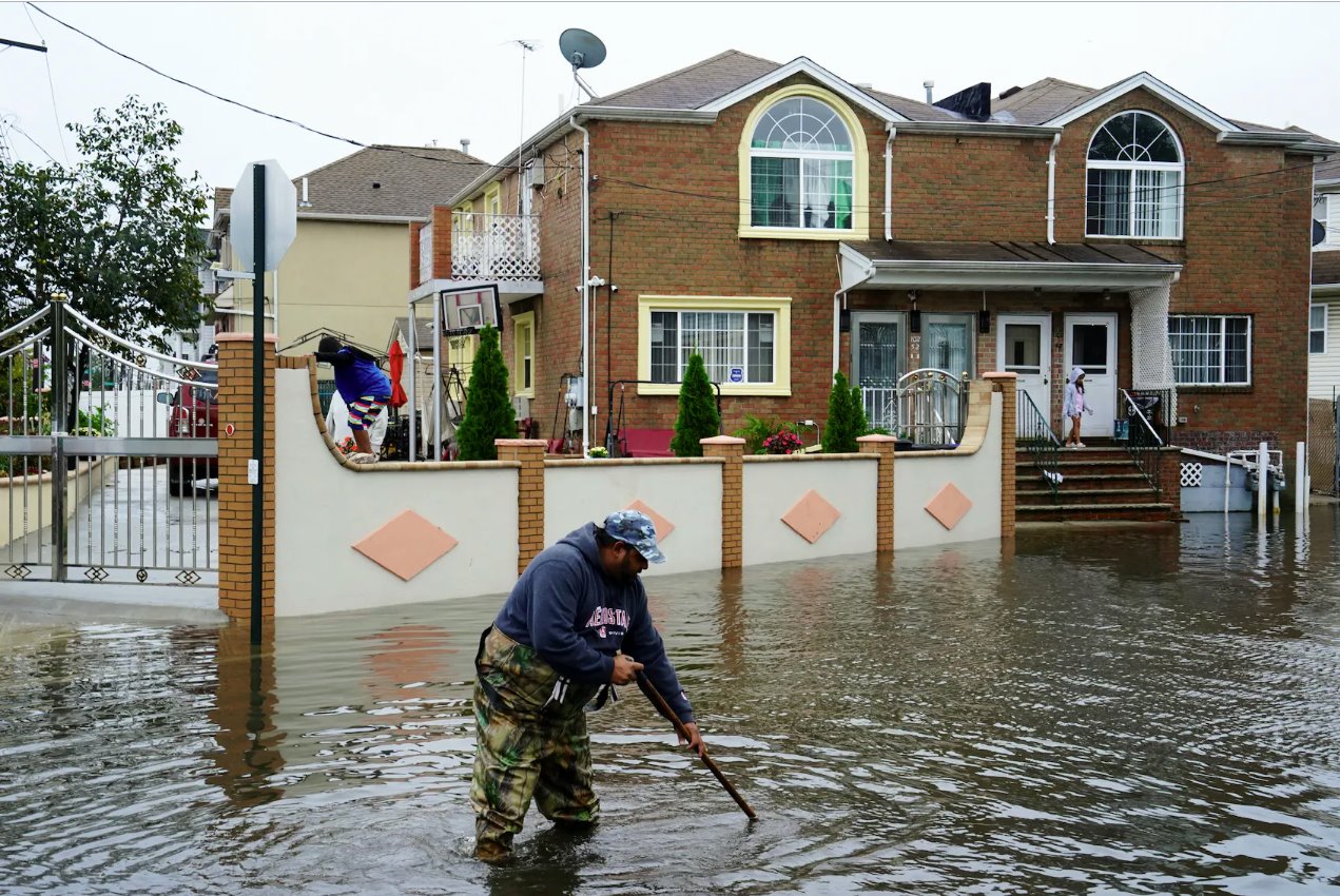 2023年9月29日，美國(guó)紐約市皇后區(qū)的海灘社區(qū)。