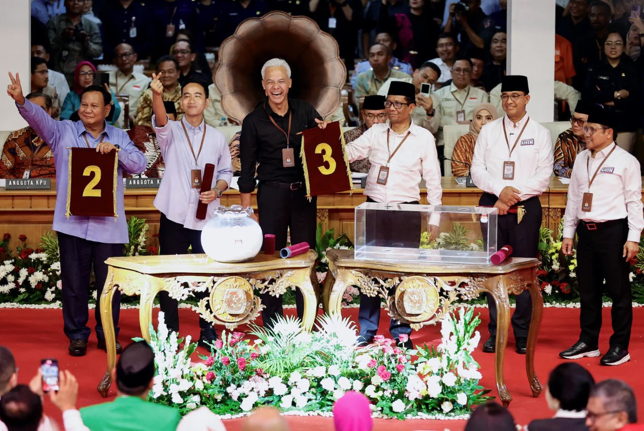 印度尼西亞總統(tǒng)選舉的競選活動開始