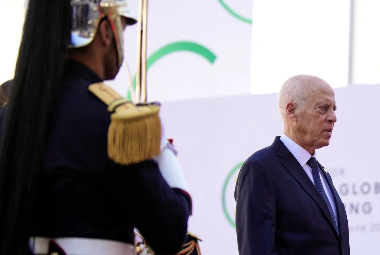 突尼斯總統(tǒng)凱斯&middot;賽義德將于2023年6月23日星期五抵達法國巴黎，出席新全球金融協(xié)定峰會閉幕會議。