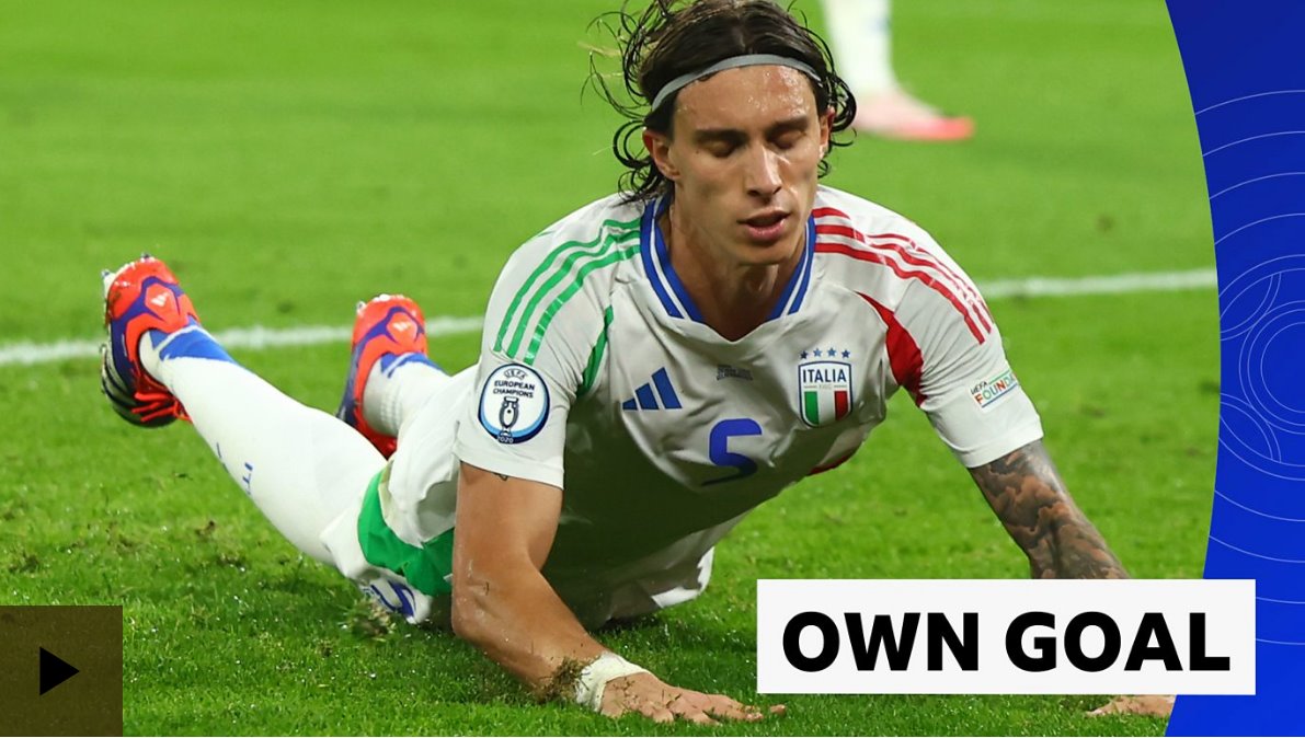 卡拉菲奧里的烏龍球幫助西班牙隊(duì)1比0領(lǐng)先