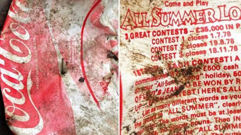 彼得伯勒垃圾協(xié)會(huì)撿到了一個(gè)1978年的可口可樂罐