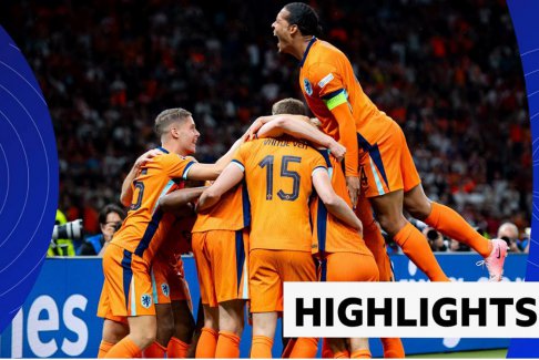 歐洲杯荷蘭2-1土耳其晉級半決賽