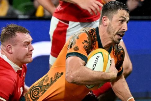 橄欖球國際賽澳大利亞36-28威爾士：袋鼠隊在墨爾本