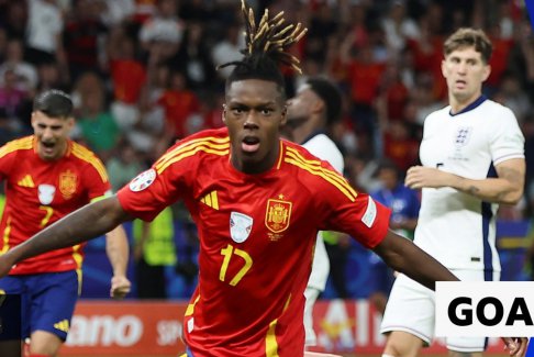 歐洲杯決賽賽西班牙2-1英格蘭