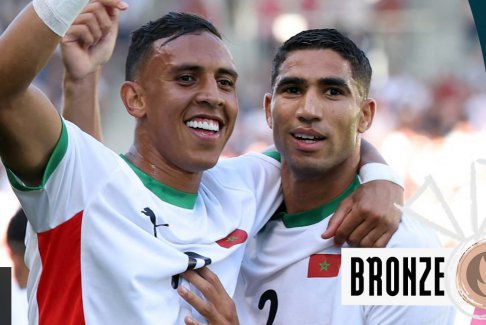 巴黎奧運(yùn)會(huì)男足銅牌戰(zhàn)摩洛哥6-0埃及