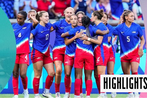 奧運(yùn)會(huì)女子足球巴西0-1美國(guó)