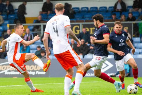 蘇格蘭足球超級(jí)聯(lián)賽第一階段羅斯郡1-1鄧迪聯(lián)