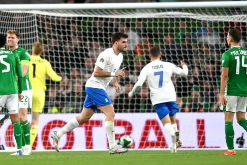 歐洲國家聯(lián)賽愛爾蘭共和國0-2希臘