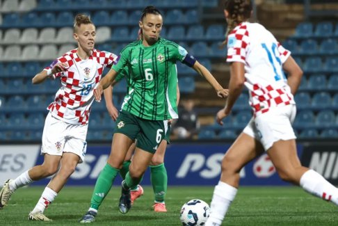 歐洲女足錦標(biāo)賽資格賽克羅地亞1-1北愛爾蘭