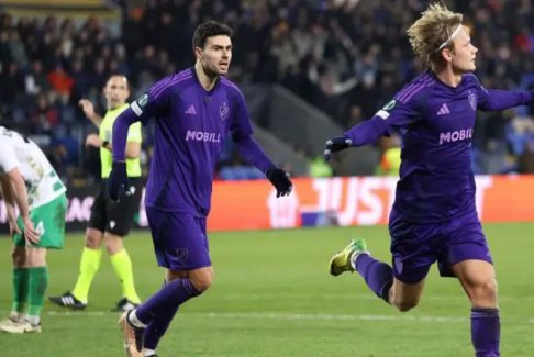 歐洲足聯(lián)會(huì)議聯(lián)賽新圣徒0-1尤爾加登