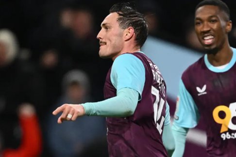 伯恩利1-1米德爾斯堡