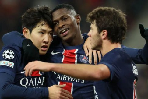 歐冠聯(lián)賽薩爾茨堡紅牛0-3巴黎圣日耳曼