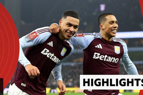 足總杯第四輪阿斯頓維拉2比1托特納姆熱刺