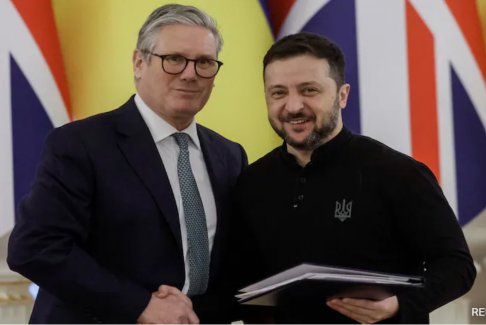 英國首相基爾·斯塔默支持烏克蘭總統(tǒng)澤連斯基