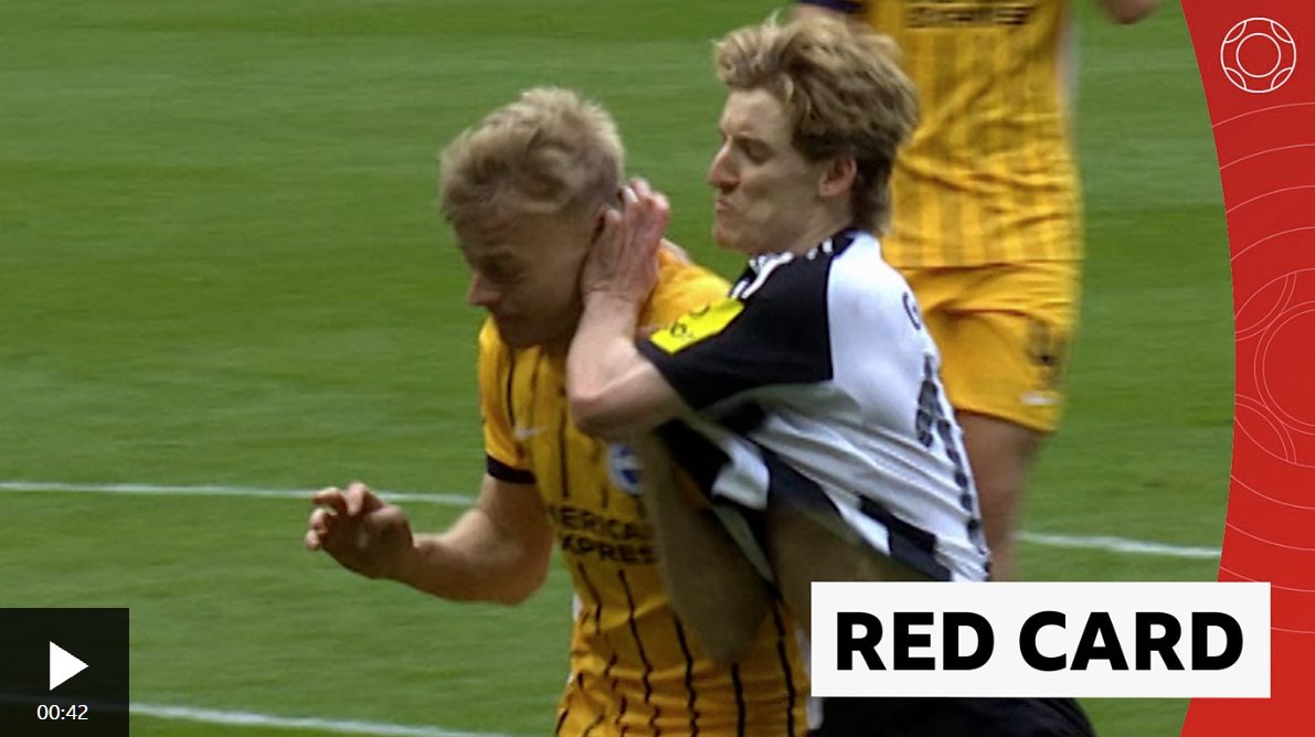 &ldquo;出牌了！&rdquo;戈登因推撞范赫克后腦勺被罰下場