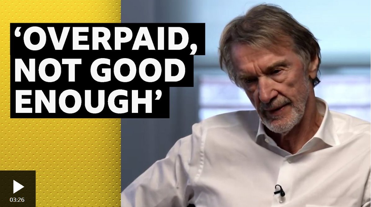 吉姆&middot;拉特克利夫爵士將卡塞米羅、霍伊隆德、奧納納等球員列為&ldquo;繼承人&rdquo;