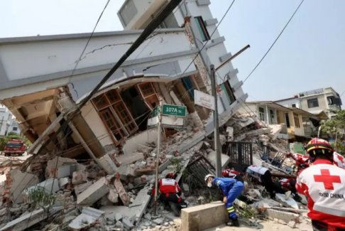 緬甸強震已致2886死4639傷