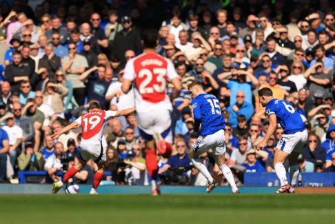 阿森納客場1-1埃弗頓