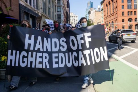 美國高校聯(lián)合起來反對特朗普