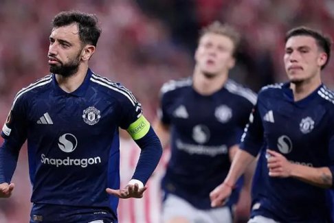 歐足聯(lián)歐洲聯(lián)賽半決賽畢爾巴鄂競技0-3曼聯(lián)