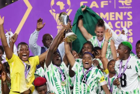 尼日利亞逆轉(zhuǎn)擊敗摩洛哥奪得第十屆女足非洲國家杯