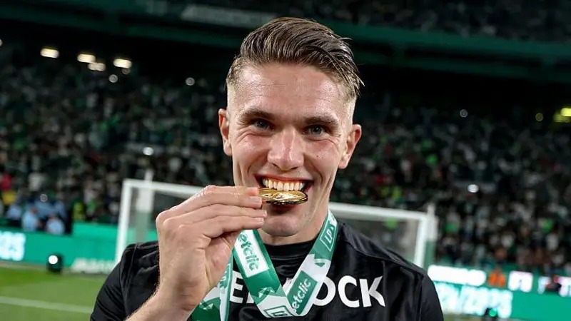 維克多&middot;吉奧凱雷斯(ViktorGyokeres)是上賽季歐洲十大聯(lián)賽的最佳射手