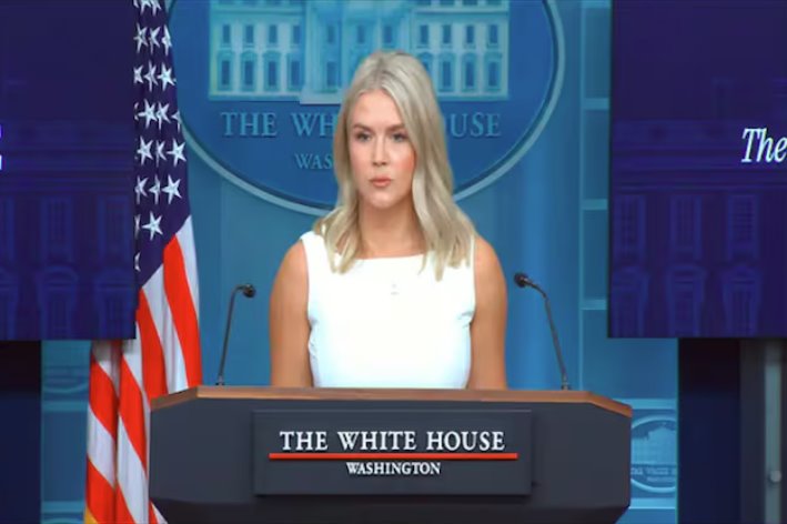 美國白宮新聞秘書卡羅琳·萊維特