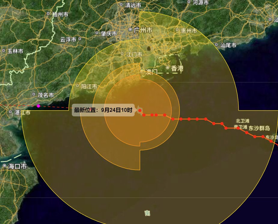 樺加沙臺風(fēng)預(yù)計今天登陸廣東 陣風(fēng)可達(dá)17級