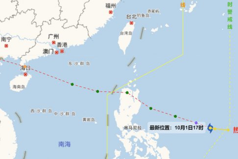 國慶假期深圳將受臺風(fēng)影響