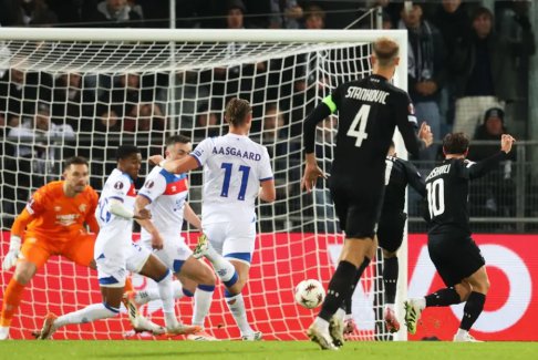 歐足聯(lián)歐洲聯(lián)賽格拉茨風(fēng)暴2-1流浪者