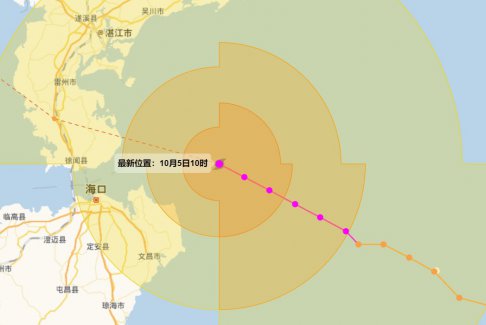 氣象臺發(fā)布臺風(fēng)紅色預(yù)警 強臺風(fēng)麥德姆即將登陸廣東