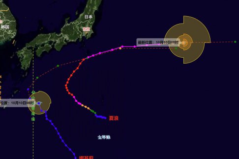 第23號(hào)臺(tái)風(fēng)娜基莉?qū)刂輿](méi)有影響