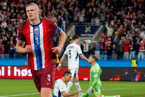 歐洲世界杯預選賽哈蘭德帽子戲法挪威5-0以色列