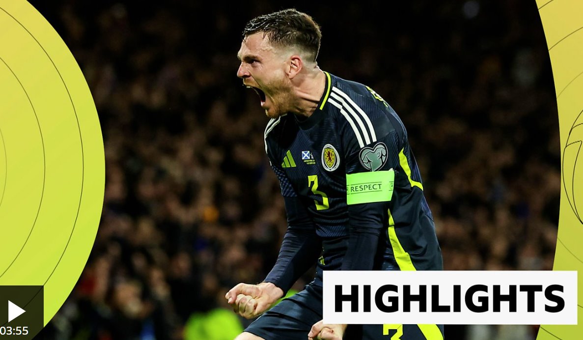 蘇格蘭隊在漢普頓公園賽場最后時刻進球擊敗希臘隊