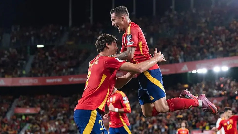 西班牙隊(duì)贏得了2026年世界杯預(yù)選賽的全部三場(chǎng)比賽