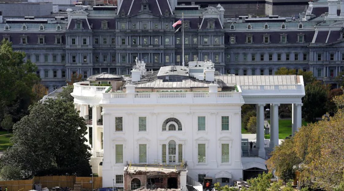 特朗普拆除白宮東翼大樓 特朗普搞房地產(chǎn)發(fā)家的喜歡搞拆遷