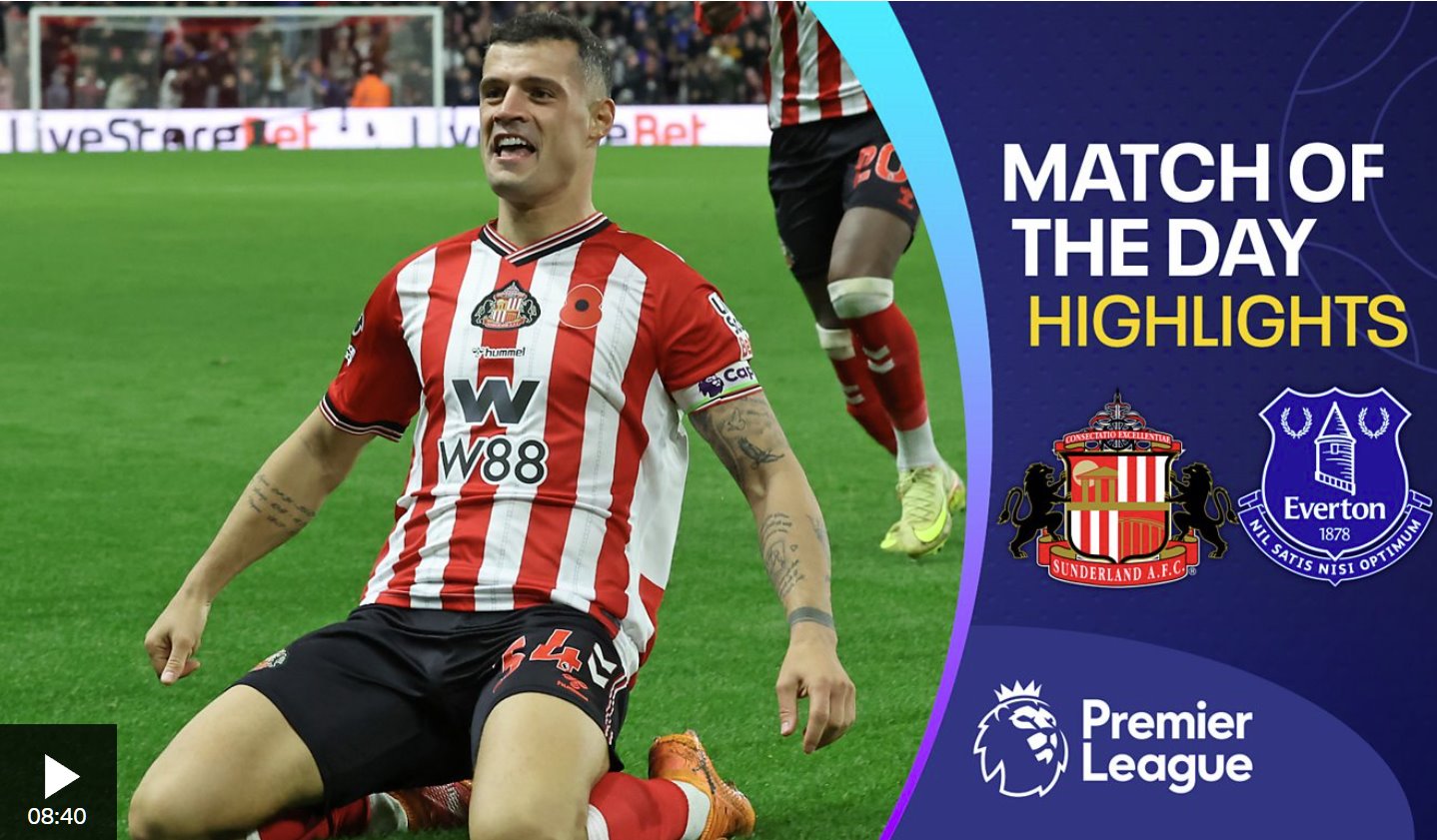 扎卡的首粒桑德蘭進(jìn)球幫助球隊(duì)?wèi)?zhàn)平埃弗頓